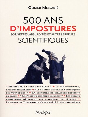 cover image of 500 ans d'impostures scientifiques--Sornettes, absurdités et autres erreurs
